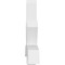 Ekena Millwork Alberta Architectural Grade PVC Gable Bracket, 96"W x 36"H x 6"D x 6"F, 9/12 Pitch GBP096X36X0606ALB00 - alternate 3
